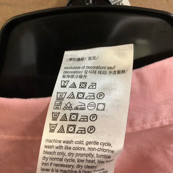 Mens linen roll tab shirt Calvin Klein - Picture 8 of 9